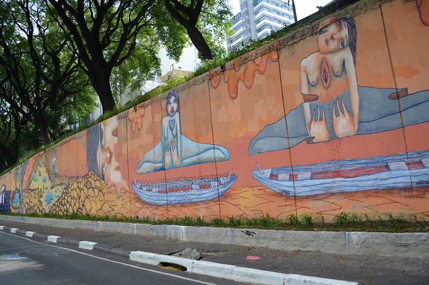 More Than 200 Graffiti Artists Turned 23 De Maio Avenue In São Paulo Into A Work Of Art
