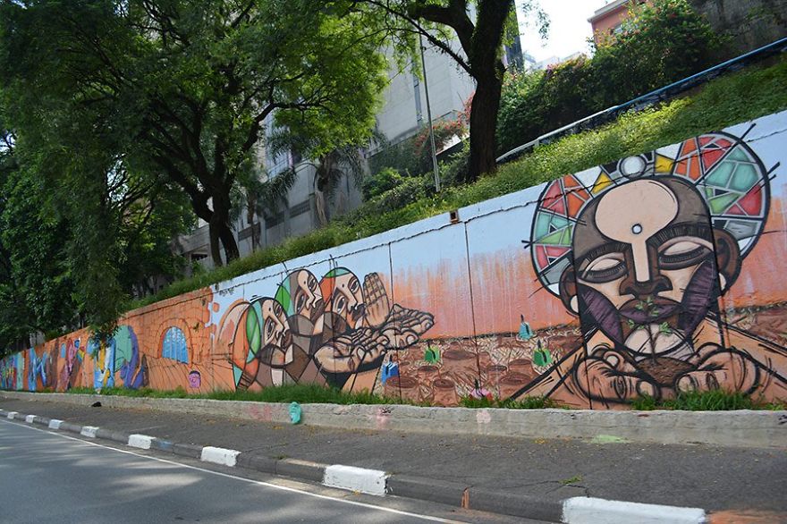 More Than 200 Graffiti Artists Turned 23 De Maio Avenue In São Paulo Into A Work Of Art