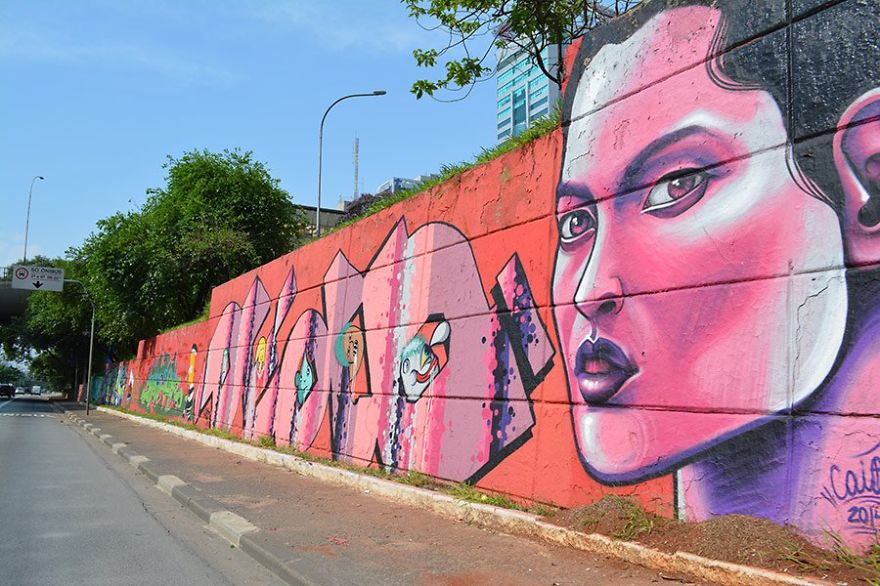 More Than 200 Graffiti Artists Turned 23 De Maio Avenue In São Paulo Into A Work Of Art