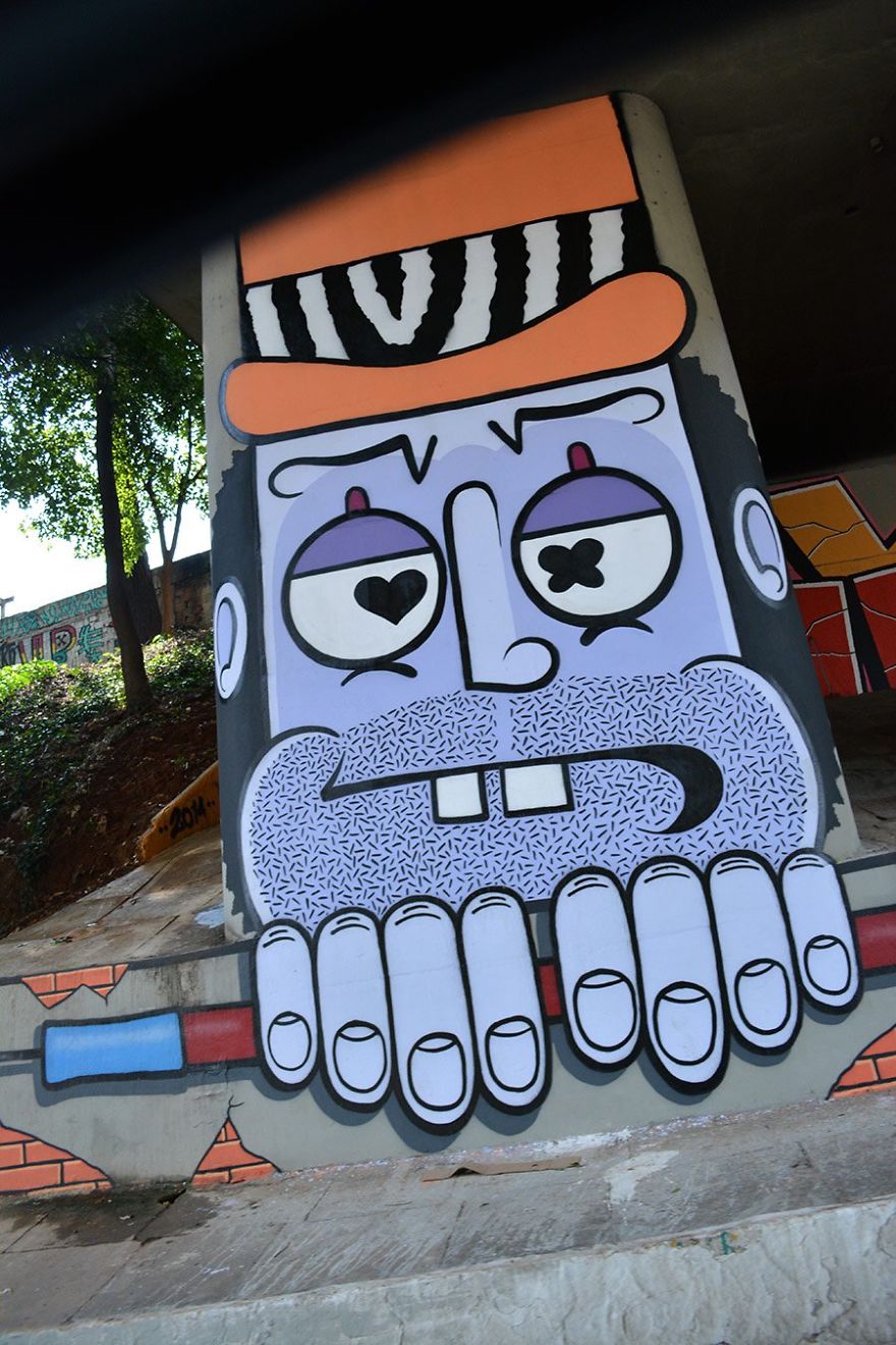 More Than 200 Graffiti Artists Turned 23 De Maio Avenue In São Paulo Into A Work Of Art
