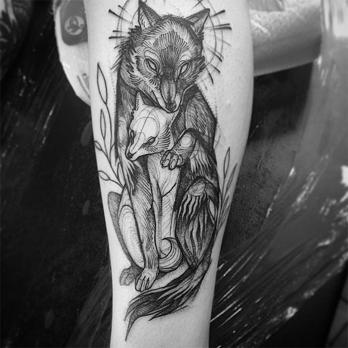 Sketch Tattoos That Look Like Pencil Drawings By Nomi Chi Sketch Tattoos That Look Like Pencil Drawings By Nomi Chi