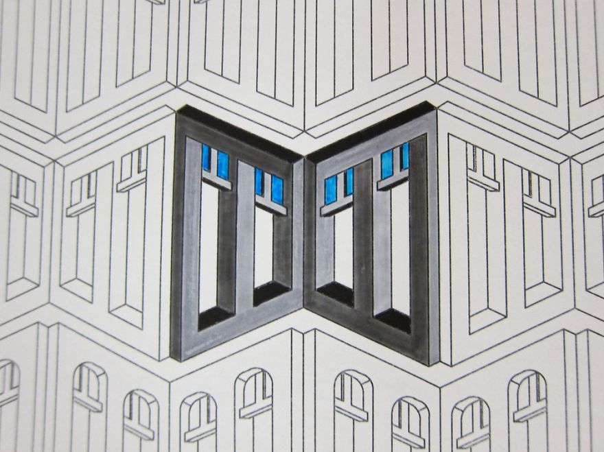I Created Impossible 3d Optical Illusions You Can Color In I Created Impossible 3d Optical Illusions You Can Color In