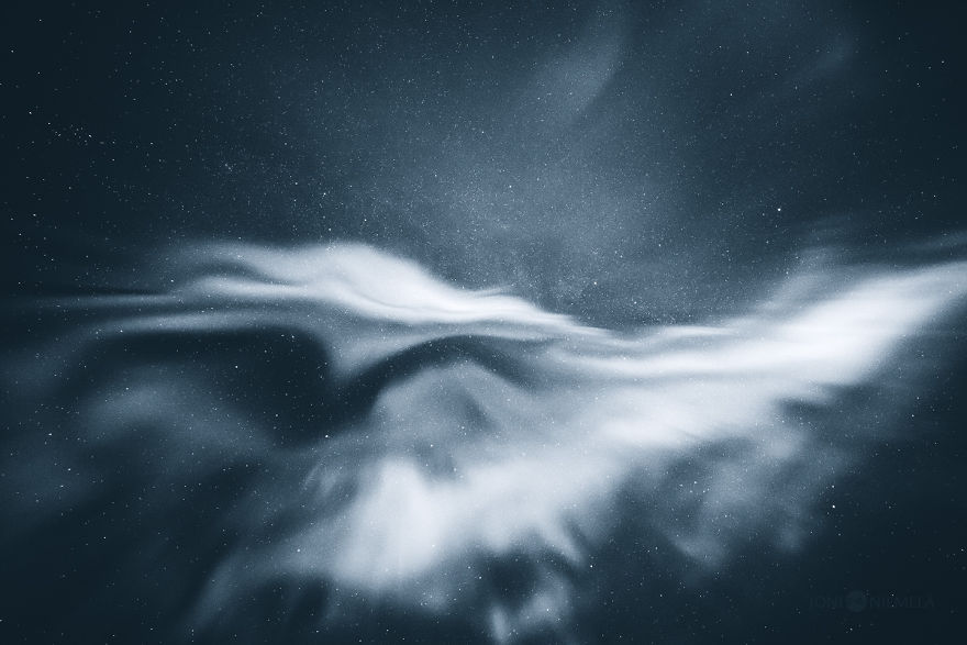 My Photo Series Of Northern Lights In Monochrome