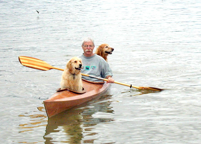 Man Built Custom Kayak So He Could Take His Dogs On Adventures