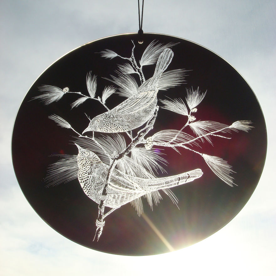 I Create Unique Pieces Of Art By Engraving Glass