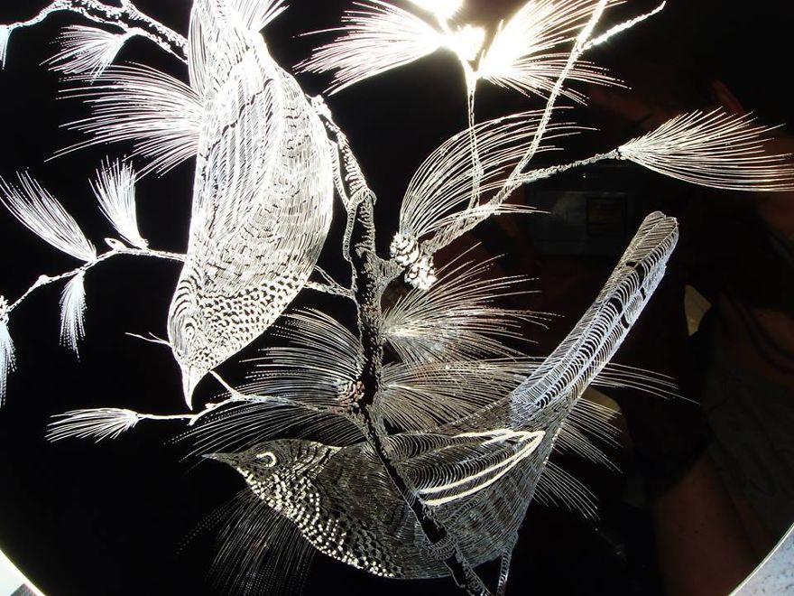 I Create Unique Pieces Of Art By Engraving Glass