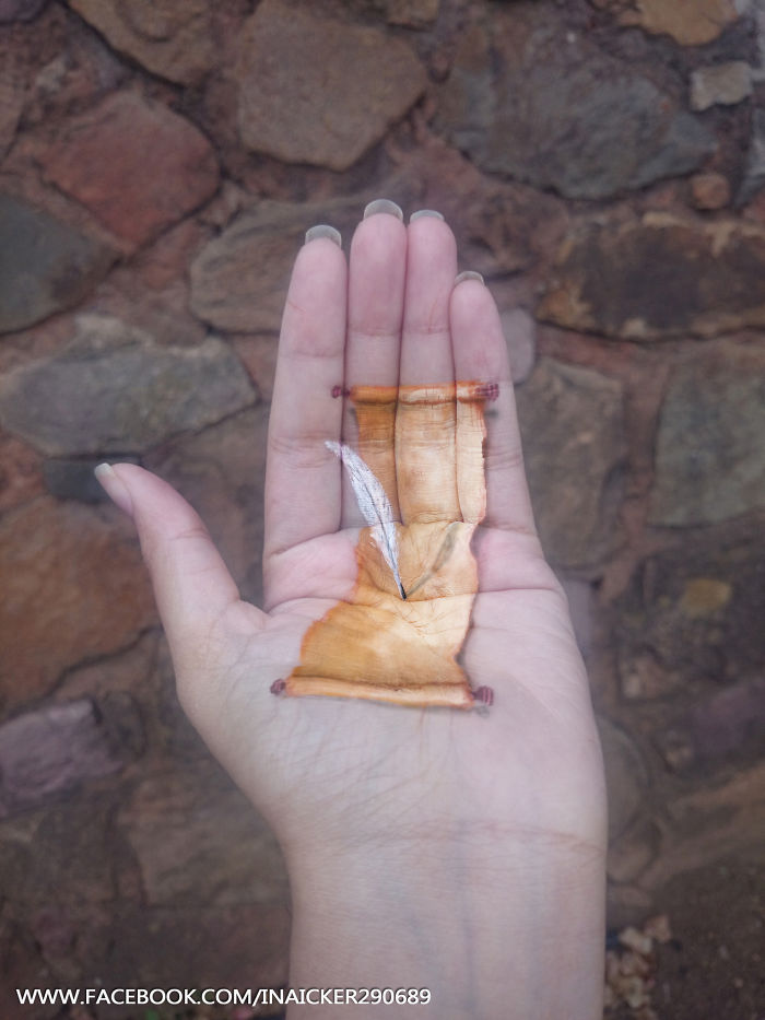 I Create 3D Paintings On My Palms I Create 3D Paintings On My Palms