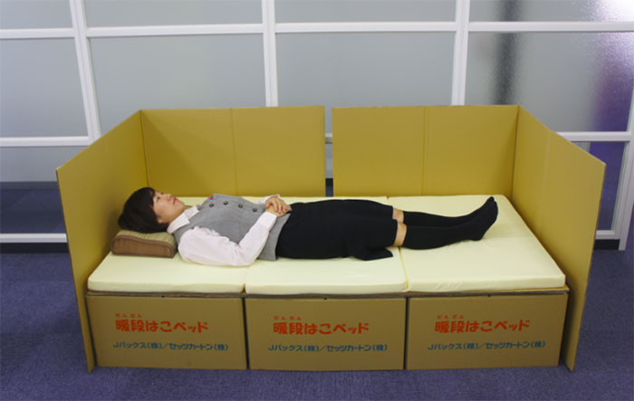 Boxes Into Beds: Brilliant Idea Helps Earthquake Victims In Japan