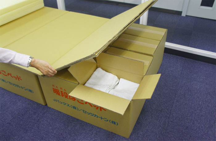 Boxes Into Beds: Brilliant Idea Helps Earthquake Victims In Japan