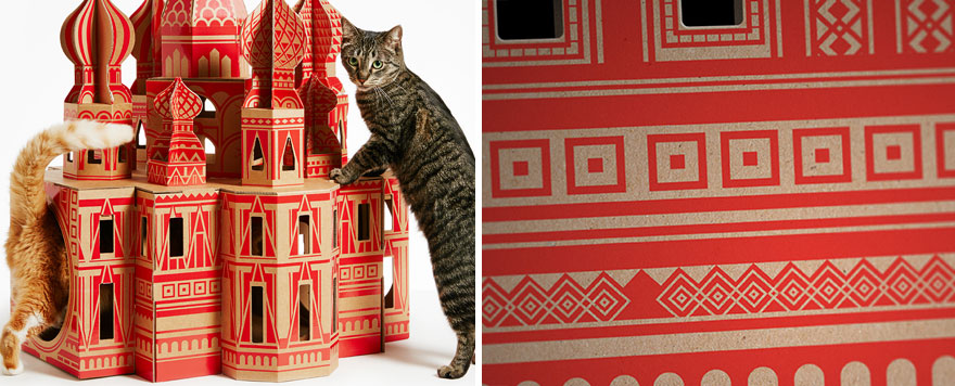 7 Cardboard Cat Houses Inspired By Famous Architectural Landmarks 7 Cardboard Cat Houses Inspired By Famous Architectural Landmarks