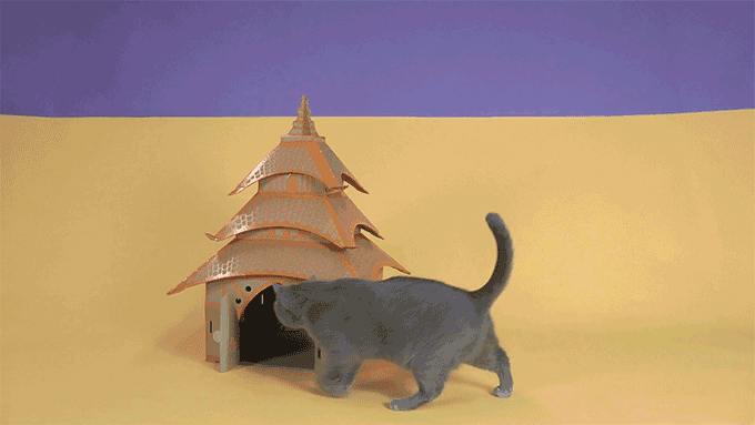 7 Cardboard Cat Houses Inspired By Famous Architectural Landmarks 7 Cardboard Cat Houses Inspired By Famous Architectural Landmarks