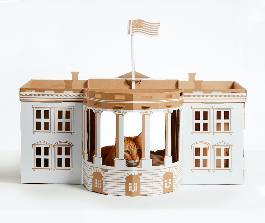 7 Cardboard Cat Houses Inspired By Famous Architectural Landmarks 7 Cardboard Cat Houses Inspired By Famous Architectural Landmarks