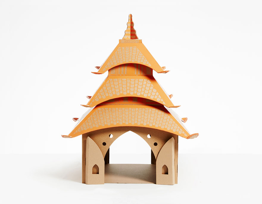 7 Cardboard Cat Houses Inspired By Famous Architectural Landmarks 7 Cardboard Cat Houses Inspired By Famous Architectural Landmarks