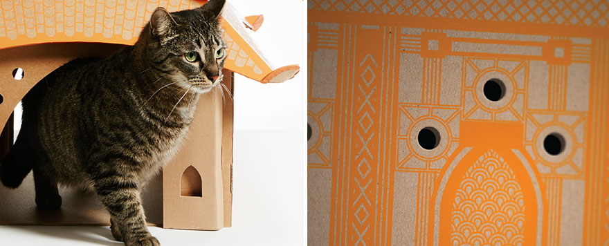 7 Cardboard Cat Houses Inspired By Famous Architectural Landmarks 7 Cardboard Cat Houses Inspired By Famous Architectural Landmarks