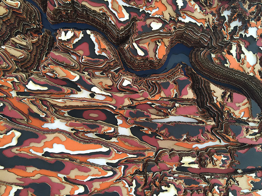 I Made An Intricate Topography Table Based On Canyonlands National Park I Made An Intricate Topography Table Based On Canyonlands National Park