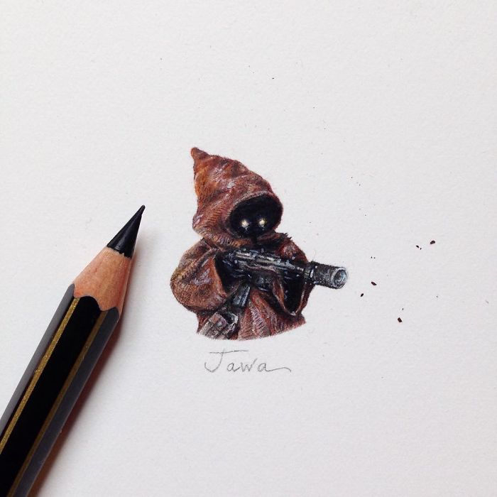 Tiny Pop Culture Drawings Inspired By Movies I&#8217;ve Recently Watched
