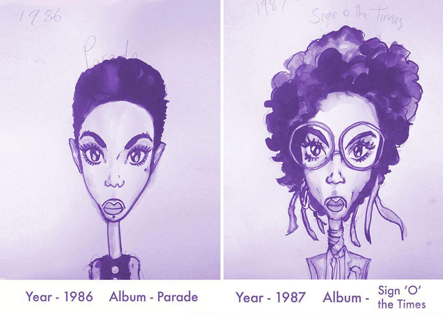 Prince’s Hair Styles From 1978 To 2013 Prince’s Hair Styles From 1978 To 2013
