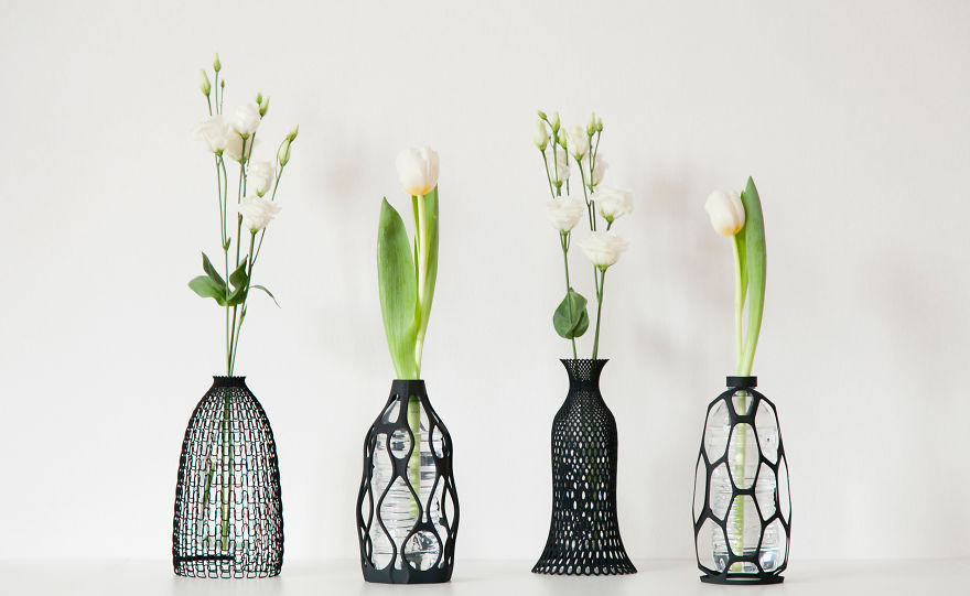 I 3D-Print Vases To Give Plastic Bottle A Second Life I 3D-Print Vases To Give Plastic Bottle A Second Life
