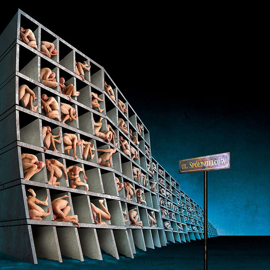 Controversial Illustrations By Polish Artist Reveal The Darker Side Of Modern Society