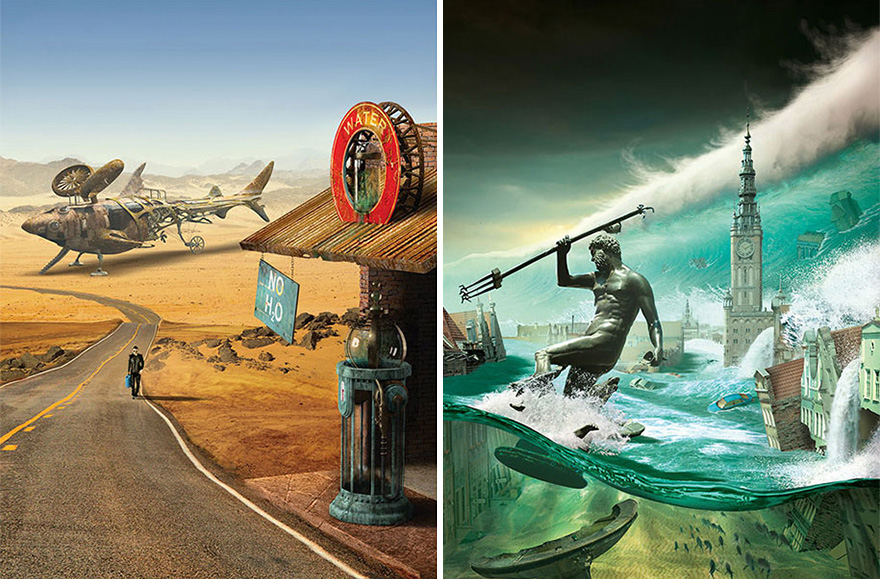 Controversial Illustrations By Polish Artist Reveal The Darker Side Of Modern Society