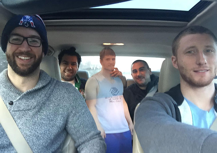 Fiance Wouldn’t Let Guy Go On Birthday Trip So Friends Took Him Anyway…As A Cardboard Fiance Wouldn’t Let Guy Go On Birthday Trip So Friends Took Him Anyway…As A Cardboard