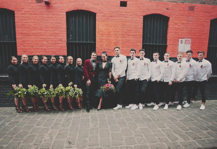 Bride Breaks Tradition And Gets Married In Black Wedding Dress Bride Breaks Tradition And Gets Married In Black Wedding Dress