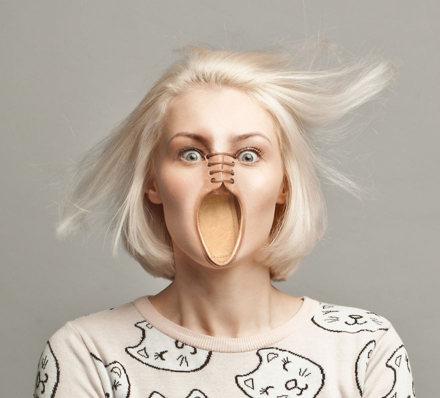 I Merged Faces With Shoes To Create Shoe Emotions