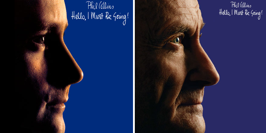 Phil Collins Recreates All His Original Album Covers With His Older Self For The 2016 Reissues