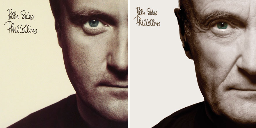 Phil Collins Recreates All His Original Album Covers With His Older Self For The 2016 Reissues