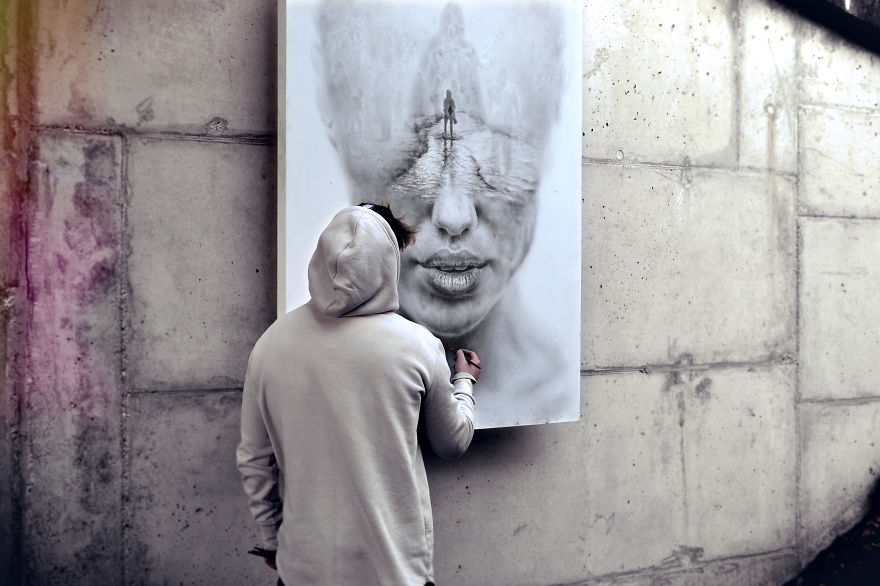 My Paintings Explore Different Tragedies In People&#8217;s Lives