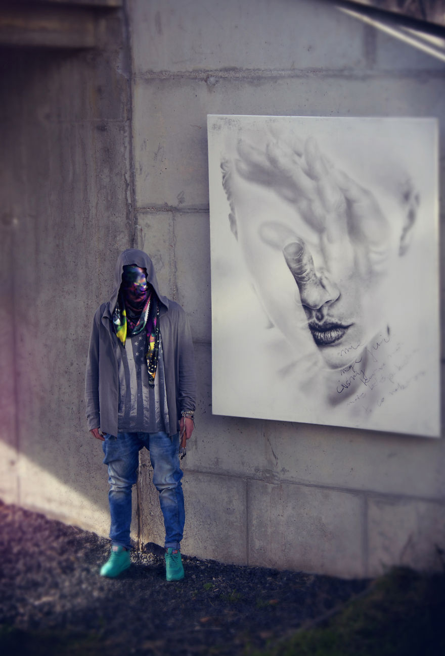 My Paintings Explore Different Tragedies In People&#8217;s Lives