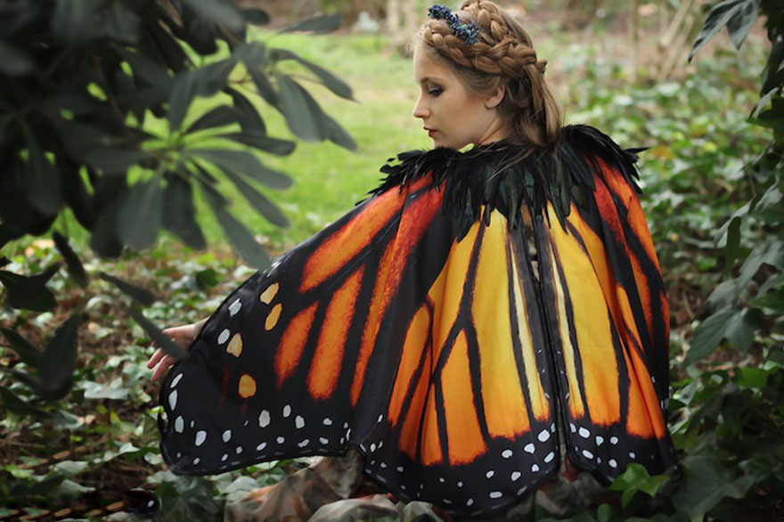 Gorgeous Hand-Drawn Butterfly Scarves Will Give You Wings Gorgeous Hand-Drawn Butterfly Scarves Will Give You Wings