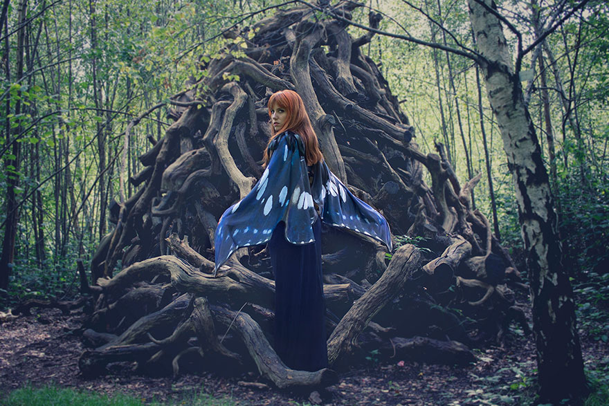 Gorgeous Hand-Drawn Butterfly Scarves Will Give You Wings Gorgeous Hand-Drawn Butterfly Scarves Will Give You Wings