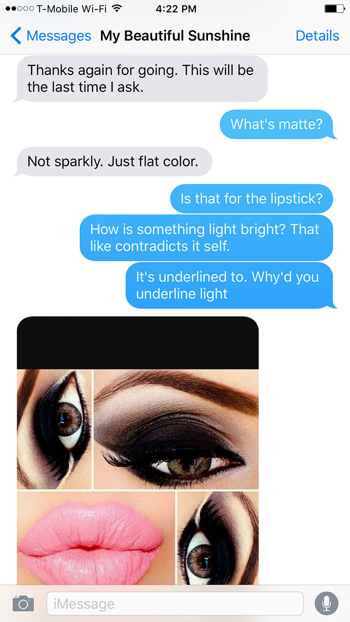 Girl Asks Boyfriend To Buy Makeup, Regrets Her Decision Immediately