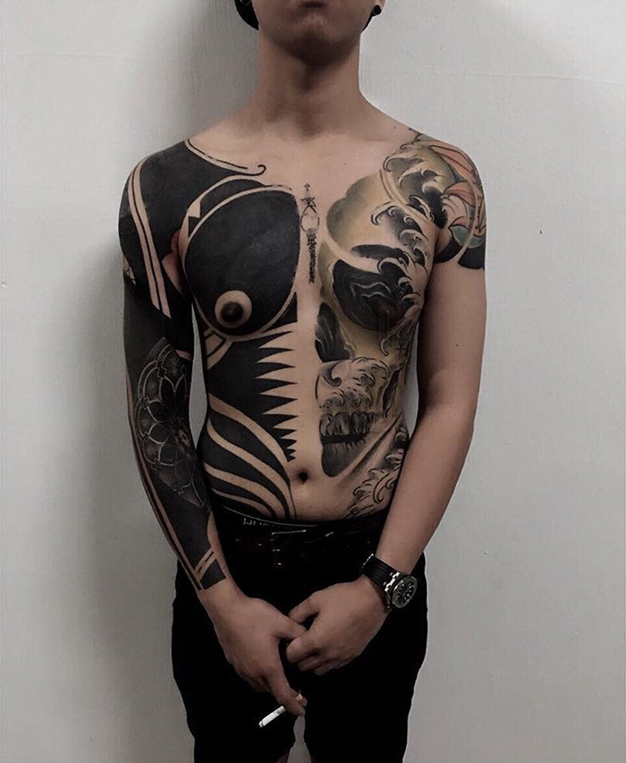 Blackout Tattoos Are The Latest Trend in Singapore Blackout Tattoos Are The Latest Trend in Singapore