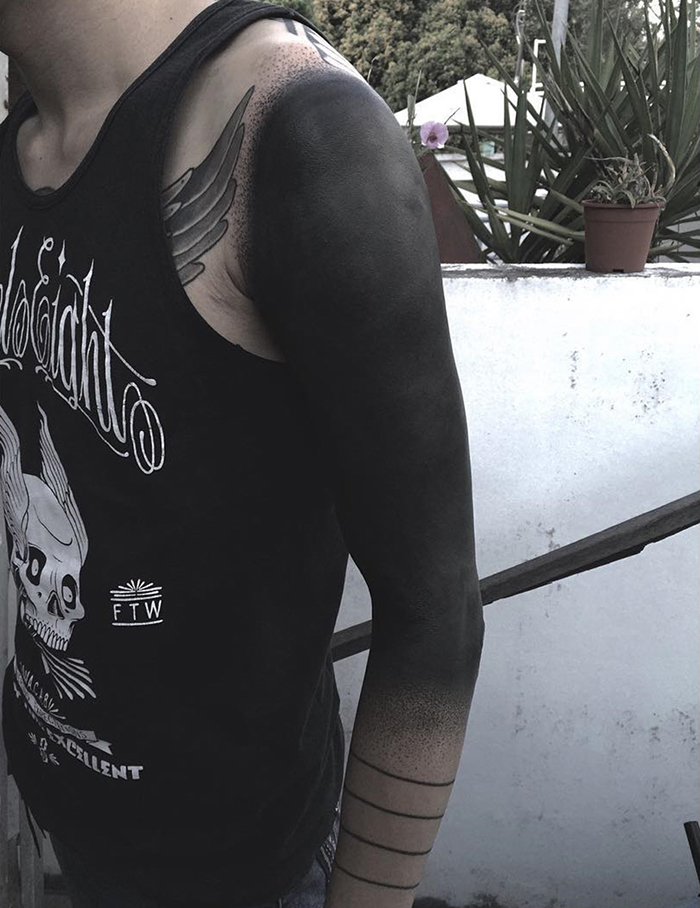 Blackout Tattoos Are The Latest Trend in Singapore Blackout Tattoos Are The Latest Trend in Singapore