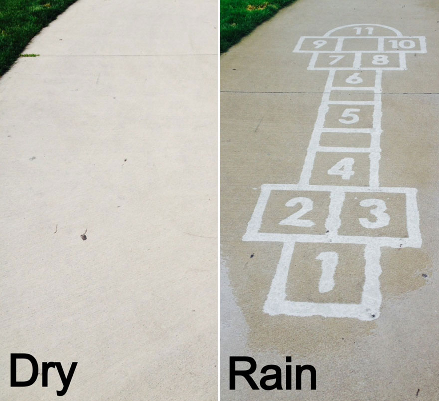 Rain-Activated Street Art, And How A Viral Video Can Change Your Life Rain-Activated Street Art, And How A Viral Video Can Change Your Life