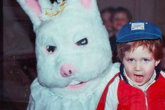 57 Vintage Easter Bunny Pics That Will Give You Nightmares