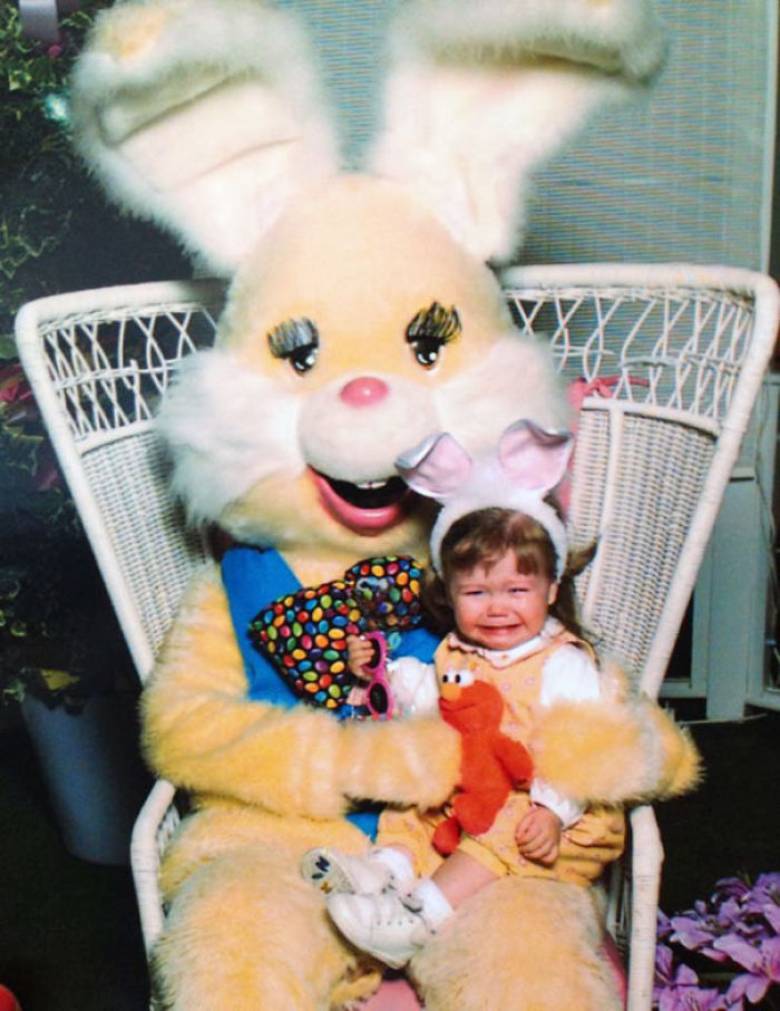 57 Vintage Easter Bunny Pics That Will Give You Nightmares