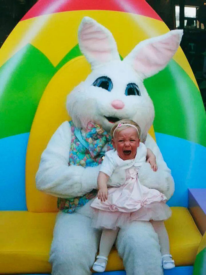 57 Vintage Easter Bunny Pics That Will Give You Nightmares