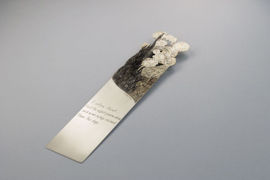 I Hand-Carve Silver Bookmarks That Tell Precious Stories I Hand-Carve Silver Bookmarks That Tell Precious Stories