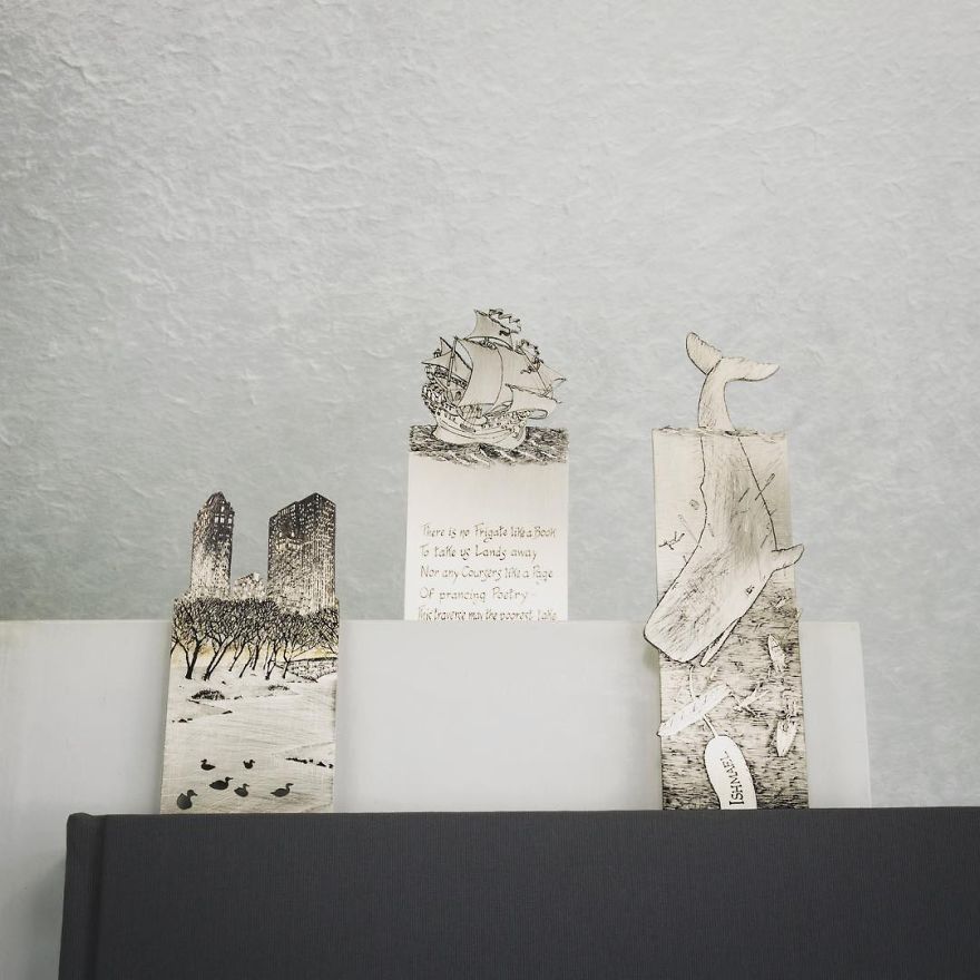 I Hand-Carve Silver Bookmarks That Tell Precious Stories I Hand-Carve Silver Bookmarks That Tell Precious Stories