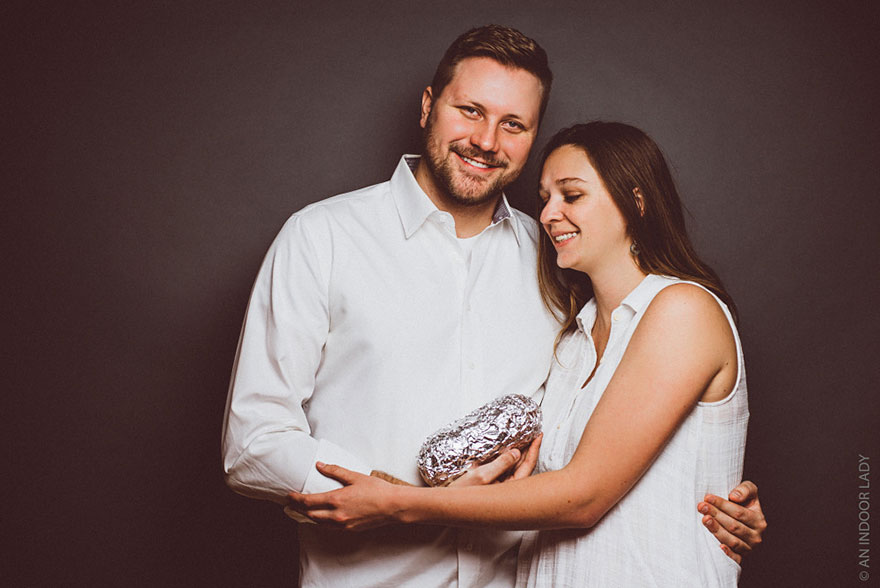 This Couple Did A Baby Photoshoot With A Burrito And It&#8217;s Really Emotional