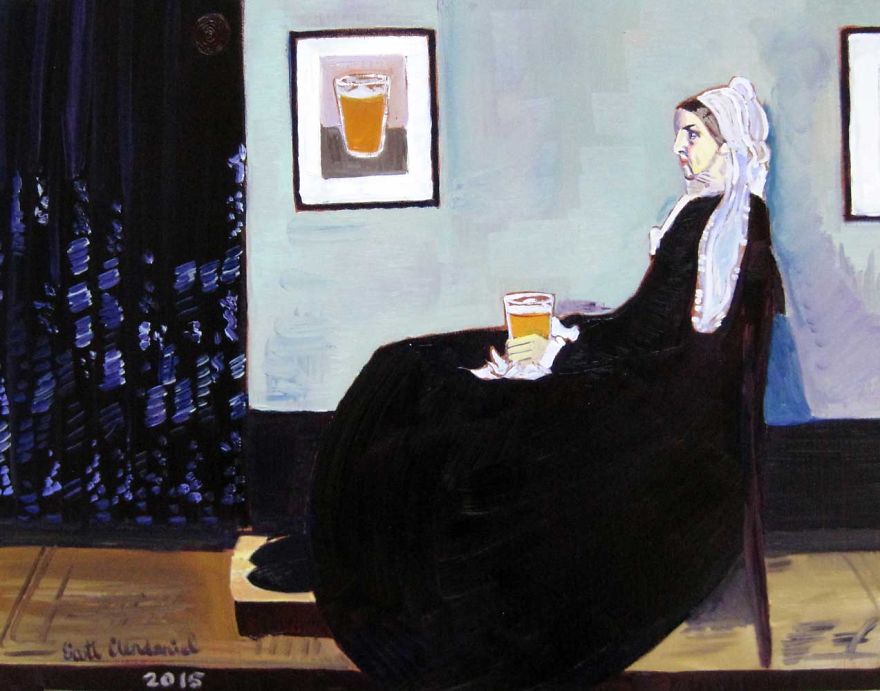 I Recreate Famous Paintings And Add Beer I Recreate Famous Paintings And Add Beer