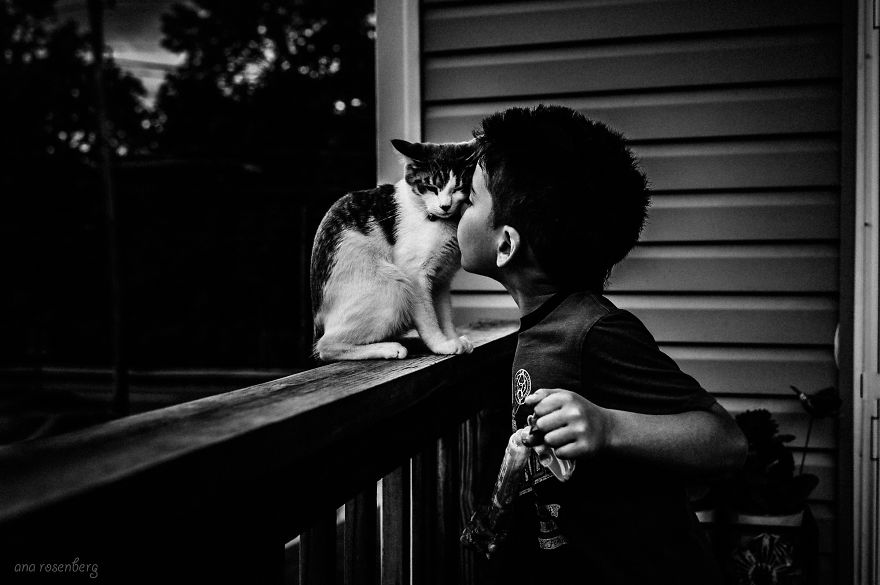 I Document The Special Bond Between My Son And His Pets