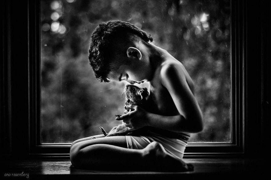 I Document The Special Bond Between My Son And His Pets