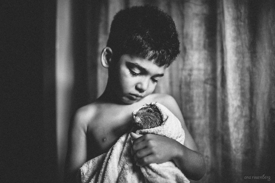 I Document The Special Bond Between My Son And His Pets