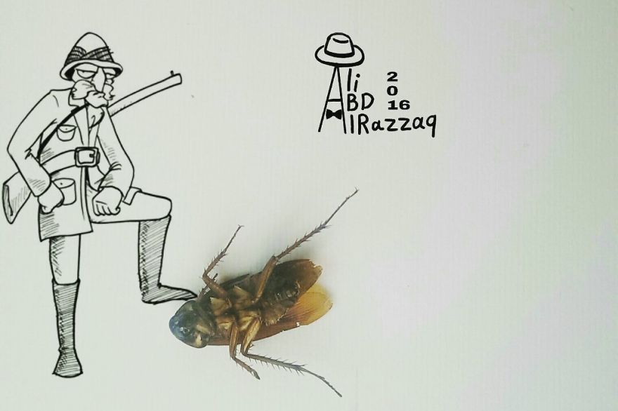 I Draw Interactive Illustrations Using Everyday Objects (Part 5)