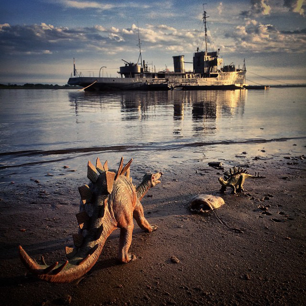 Travel Photos Are Instantly Better With Dinosaur Toys Travel Photos Are Instantly Better With Dinosaur Toys