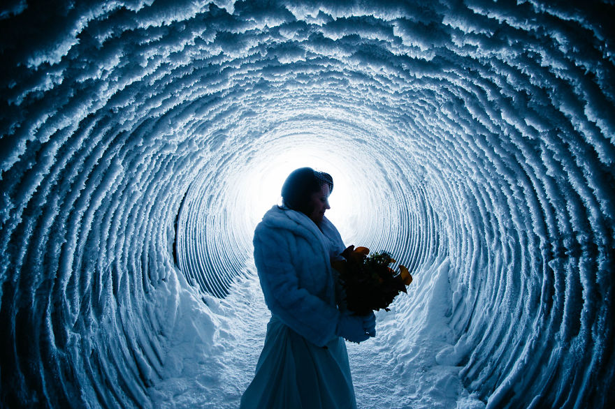 &#8216;I Do&#8217; Inside A Glacier In Iceland